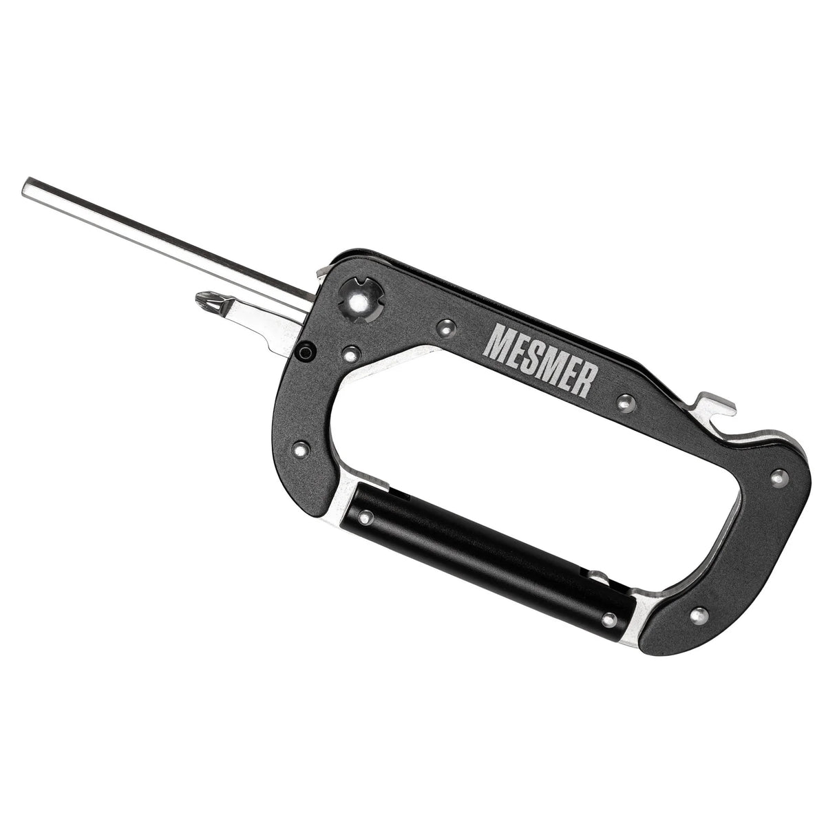MESMER E-Clips Tool – Skatewerkzeug, Tragegriff für Inlineskates und Flaschenöffner in einem | 4mm Hex + Kreuzschlitz | Skatewerkzeug