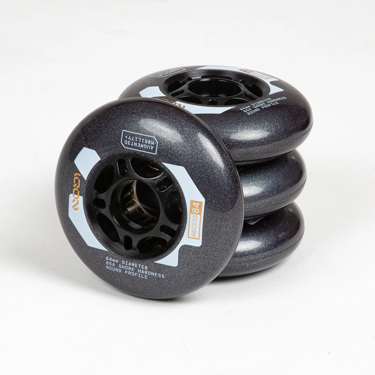 SKA30384 IQON Access 84 Dark Grey Wheels | 84mm 85A | Dunkelgrau | 4-Pack | Urban Inline Rollen Urban & Freestyle Inline Rollen Aggressive Inline Rollen | 4-Pack | Aggressive Inline Rollen Aggressive Inline Rollen Inline Rollen Urban Inline Rollen Edition Urban Inline Rollen Aggressive Inline Rollen Urban Inline Rollen Fitness Inline Rollen für Inliner Stuntrollen Rollerblades Rollerblading Aggressive Inline Skating Aggressive Inline Skating Rollerblading Blading Inline Skating Inliner Skateschule und Skate