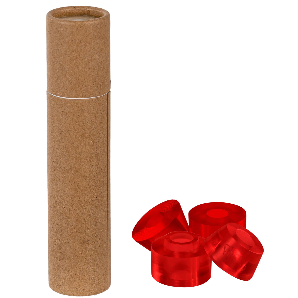 SKA610020 CHAYA Jelly Interlock Cushions 85A| 15mm Barrels 12mm Cones Red | Set für vier Achsen | Lenkgummis für Chaya Shari und Zena Plates Roller Skates Skatepark Rollschuhe Chaya Quad Skates Aggressive Quad Skates Rollschuhe Stunt Rollschuhe Rollkunstlauf Rollschuhe Rollerskates Schwarze Rollschuhe Lifestyle Rollschuhe Roller Skating Quad Skating Skateschule und Skateshop Weil am Rhein SkaMiDan Lörrach Freiburg Basel Deutschland Germany