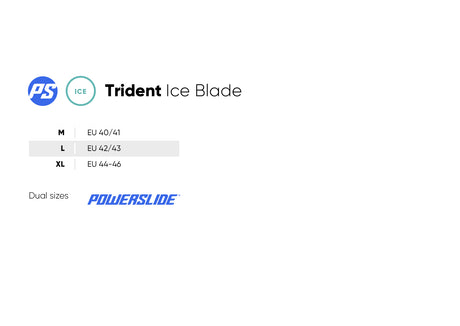 SKA120016 POWERSLIDE Trident Trinity Ice Blades | Powerslide Schlittschuhkufen für Trinity Inlineskates Schlittschuhkufen für Inliner Inlineskates Schlittschuhkufen Kufen Iceblades Rollerblades convertible ice blades Klassische Schlittschuhe Kids Ice Skates Größenverstellbare Schlittschuhe für Kinder Weihnachten Klassiche Schlittschuhe Erwachsene Eiskunstlauf Klassisch Schlittschuhe Schlittschuhe für Kinder Kinder Erwachsene Größenverstellbar Größenverstellbare Schlittschuhe Größenverstellbare Schlittschuhe