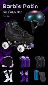 CHAYA Kismet Barbiepatin Black Park Roller Skates | DCM & Standard Mounting | Skate Park Quad Skates