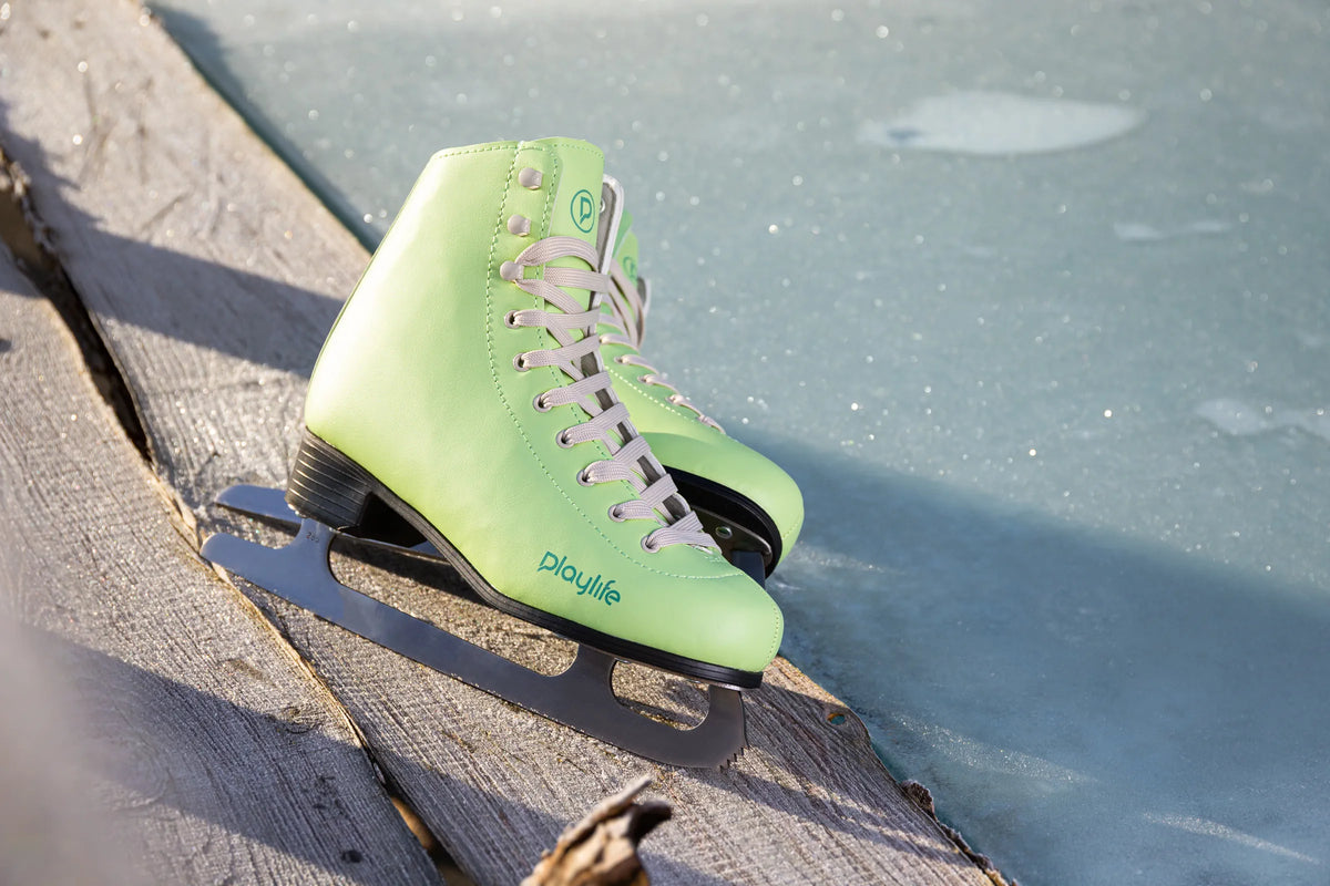 PLAYLIFE Classic Fresh Mint Schlittschuhe | Mint | Klassische Schlittschuhe Kids Ice Skates Größenverstellbare Schlittschuhe für Kinder Weihnachten Klassiche Schlittschuhe Erwachsene Eiskunstlauf Klassisch Schlittschuhe Schlittschuhe für Kinder Kinder Erwachsene Größenverstellbar Größenverstellbare Schlittschuhe Größenverstellbare Schlittschuhe für Kinder Schlittschuhkufen Kufen für Inlineskates Schlittschuhkufen für Skates Rollerblades rollerblading convertible ice blades transformer ice blades inline skat