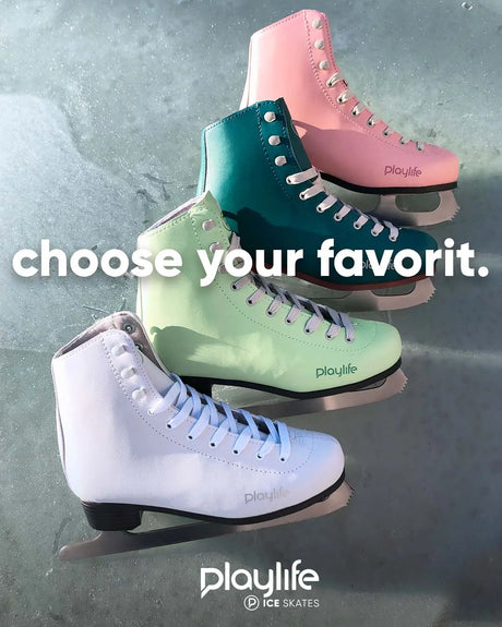 PLAYLIFE Classic Fresh Mint Schlittschuhe | Mint | Klassische Schlittschuhe Kids Ice Skates Größenverstellbare Schlittschuhe für Kinder Weihnachten Klassiche Schlittschuhe Erwachsene Eiskunstlauf Klassisch Schlittschuhe Schlittschuhe für Kinder Kinder Erwachsene Größenverstellbar Größenverstellbare Schlittschuhe Größenverstellbare Schlittschuhe für Kinder Schlittschuhkufen Kufen für Inlineskates Schlittschuhkufen für Skates Rollerblades rollerblading convertible ice blades transformer ice blades inline skat
