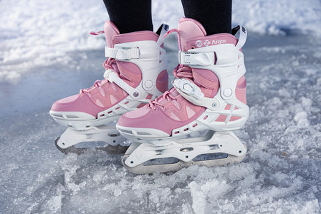 SKA902294 POWERSLIDE Sabres 3 Convertible Ice Blades 3 Pink | Rosa | Schlittschuhkufen für Inlineskates Inliner Schlittschuhkufen Eiskufen für Inlineskates Eiskufen Inliner Eiskufen Rollerblades Eislaufen Schlittschuhkufen Inliner Schlittschuhkufen Iceblades rollerblades ice blades inline skates Inlinskates Triskates Dreiroller Kufen für Inlineskates Schlittschuhkufen für Skates Rollerblades rollerblading convertible ice blades transformer ice blades inline skating inlineksates inline skating ice skating ic
