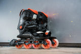Verleih | Powerslide Doop Orange Sunset 80 | Trinity X | Step-In Inlineskates