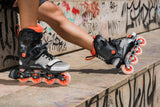 Verleih | Powerslide Doop Orange Sunset 80 | Trinity X | Step-In Inlineskates