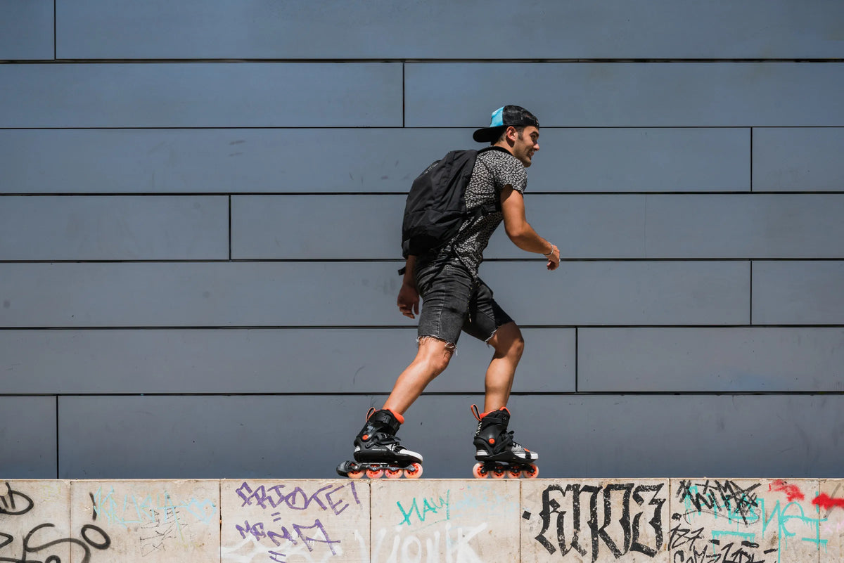 Verleih | Powerslide Doop Orange Sunset 80 | Trinity X | Step-In Inlineskates