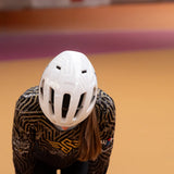 SWINGS Omen Racing Helm – Weiß | Leicht & Größenverstellbar – Speed Skating | Fahrrad, Renn & Fitness Skatehelm
