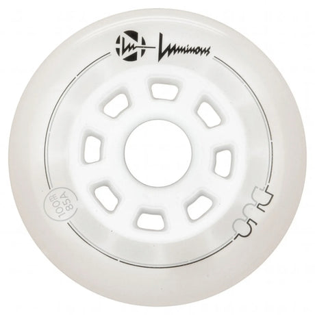  LUWL-LU10085-DUO-WH-WH/WhiteWhite Luminous LED Wheels Duo 100mm 85A – verschiedene Farben | Luminous LED Rollen für Inlineskates | Leuchtrollen | Fitness & Urban Inline Rollen Inline Skating Rollerblading Inlineskaterollen Skating Wheels for Rollerblader  Rollen für Inlineskater Lörrach Freiburg Basel Inliner Richtige Größe right Size for Rollerblades Langhaltende Inlineskaterollen Longlasting Wheels for Rollerblading Skateschule und Skateshop Weil am Rhein SkaMiDan Deutschland Germany
