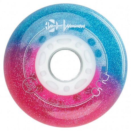  LUWL-LU11085-DUO-WH-WH/WhiteWhite Luminous LED Wheels Duo 110mm 85A – verschiedene Farben | Luminous LED Rollen für Inlineskates | Leuchtrollen | Fitness & Urban Inline Rollen Inline Skating Rollerblading Inlineskaterollen Skating Wheels for Rollerblader  Rollen für Inlineskater Lörrach Freiburg Basel Inliner Richtige Größe right Size for Rollerblades Langhaltende Inlineskaterollen Longlasting Wheels for Rollerblading Skateschule und Skateshop Weil am Rhein SkaMiDan Deutschland Germany
