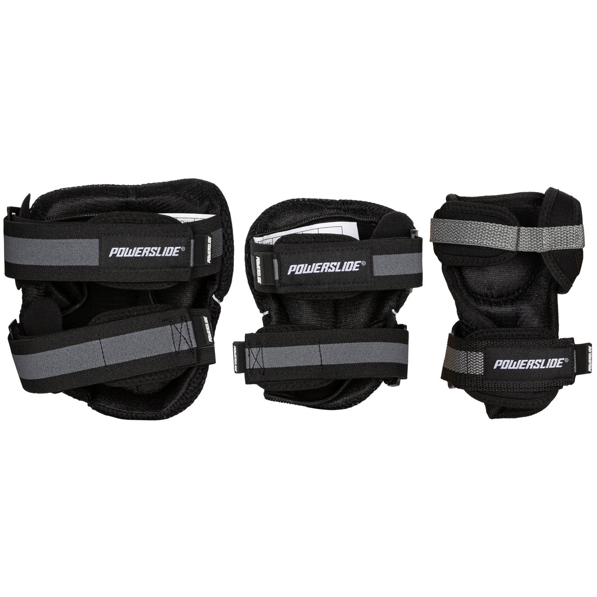 SKA903298 POWERSLIDE Pro Tri-Pack Black Schoner | Schonerset | Knie- Ellenbogen- und Handgelenkschoner Schoner Schützerset Gelenkschutz Schützer Schoner Inliner Schoner Inline Schützer protectors skate Skate Schützer Inliner Schützer Schutzausrüstung Fingerschutz Handschuhe inline skating inliner inlineksaten rollerbladen rollerskaten Inlineskates Rollerblades Fitness Skates Slalom Skates rollerblades rollerblading inline skating Lörrach Freiburg Basel Inliner Skateschule und Skateshop Weil am Rhein SkaMiDa