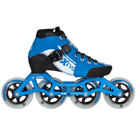 SKA904631 POWERSLIDE 3X adj. Evo | Blue & White | 165mm Dual Point Mounting | Größenverstellbar | Speed Inlineskates für Kinder | Inline Speed Skating | Inlineskates Trinity X Freestyle Inlineskates Inlineskates Weiß Lila Freestyle Inline Skating Slalom Skating Slalom Schiene Best Freestyle Skate Slalom Skate Powerslide Hardcore Evo Pro 90 2021 Slalom Frame Freestyle Frame Schienen Frames Speed Inline Skating Urban Inlineskates Trinity Trinity X Powerslide Trinity Schienen Trinity Frames Urban Inline Skatin