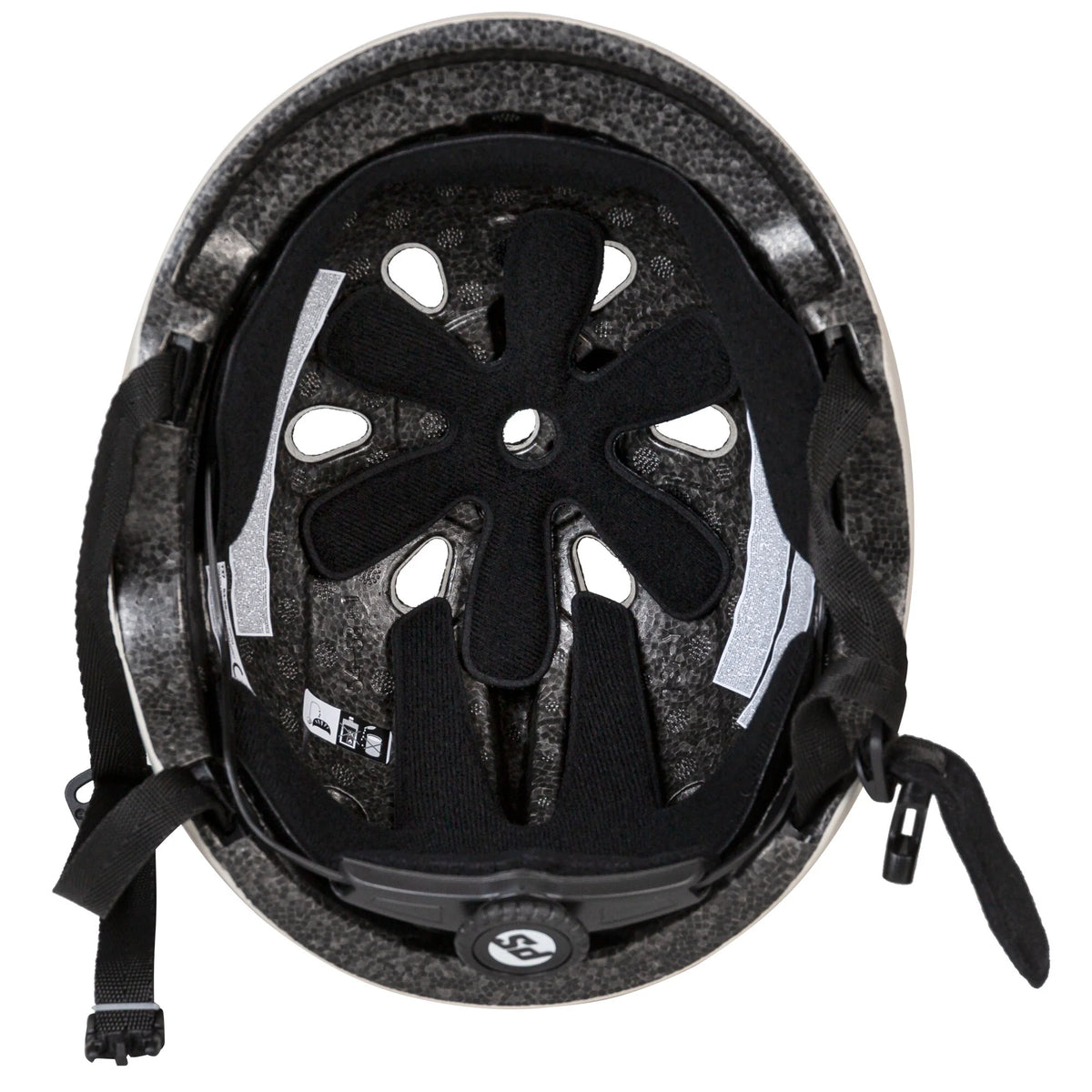 SKA903325 POWERSLIDE Urban Sustained Grey | Beige + Grau | Größenverstellbar | Kinder + Erwachsene | Stunt Skatehelm