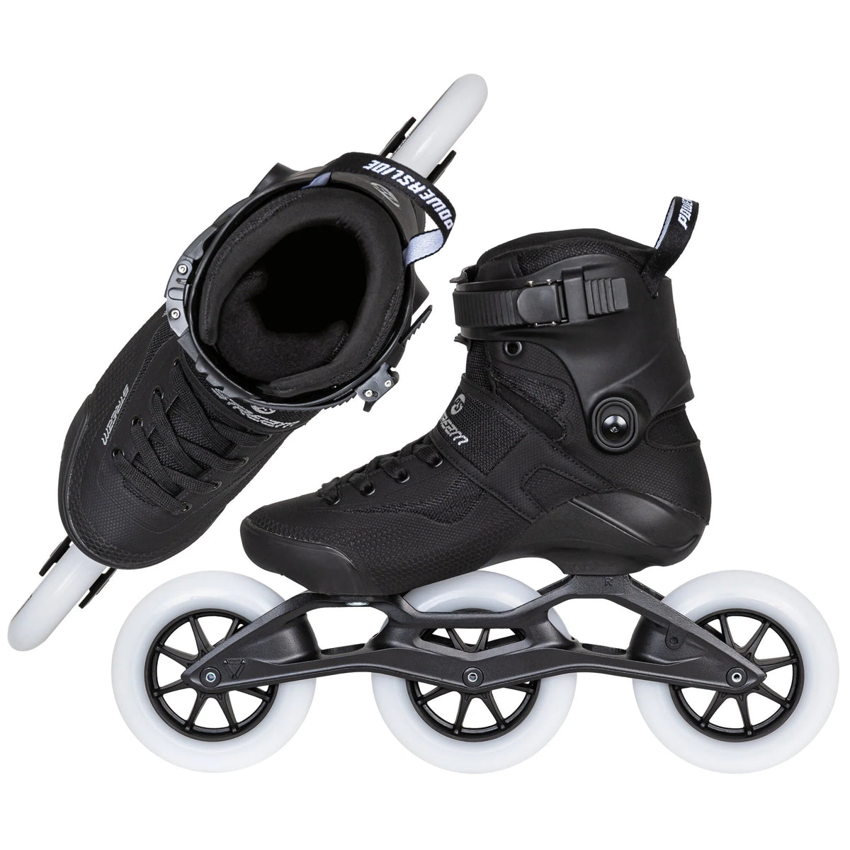 SKA904650 POWERSLIDE Stream Classic 125 | 318mm | Schwarz | Trinity X Mounting | Speed Inlineskates | Speed & Marathon Inlineskate