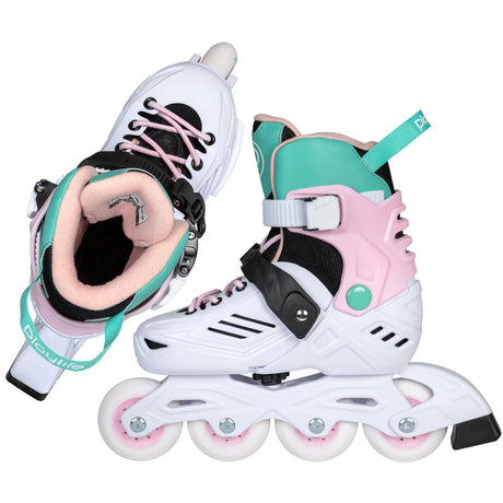 SKA880368 PLAYLIFE Khaan Jr. LTD Adjustable Pastel | Größenverstellbare Kinder Inlineskates | Urban Inlineskates kinder skates kids skates junior skates powerslide kinder inlineskates SkaMiDan Skateshop Weil am Rhein Freiburg Deutschland Germany Lörrach Basel