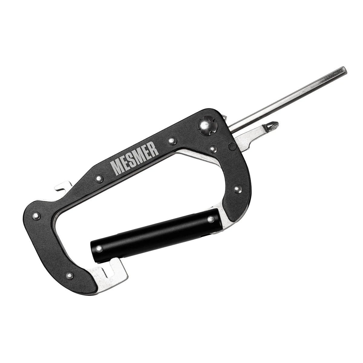 MESMER E-Clips Tool – Skatewerkzeug, Tragegriff für Inlineskates und Flaschenöffner in einem | 4mm Hex + Kreuzschlitz | Skatewerkzeug