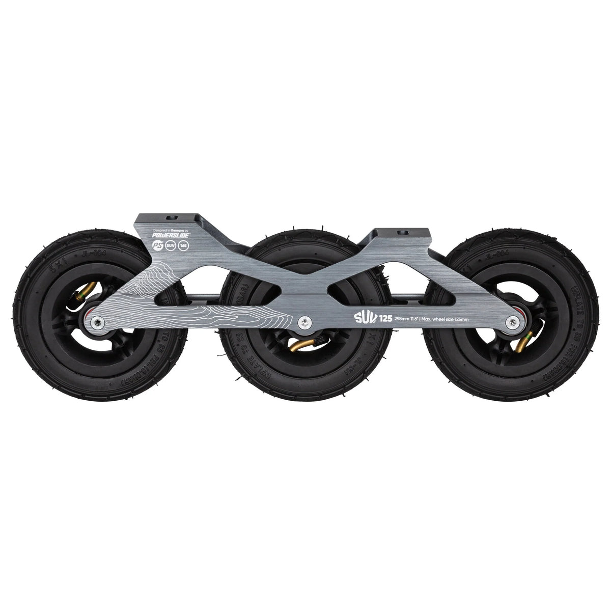SKA908241 POWERSLIDE SUV 125 Offroad Frame Komplettpaket 3x125mm | 295mm | 165mm Dual Point Mounting | Offroad Inline Skating Offroad Inline Skating Off-road inline skates offroad inliner SUV skates SUV Rollerblades SUV Inlnineskates SUV Air Wheels Air Rims Air Tire Off-Road Skating SUV Skating Off road inline skating off road blading Urban Inlineskate Fitness Inlineskates Inlineskates Sport Inline Skates Rollerblades Urban Inline Skating Urban Inline Skating Freeskates Trainng Skates Strecken Skates Trinit