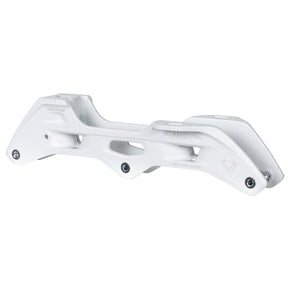 SKA520019_POWERSLIDE Trinity Elite Casted AL Frame 3×110 243mm White Trinity-X Trnity X Inliner Schienen Frames Trinity Frames Powerslide Schienen Wechseln Inlineskates Rollerblades Rollschuhe Rollerskates Inliner Skateschule und Skateshop SkaMiDan Weil am Rhein Lörrach Freiburg Basel