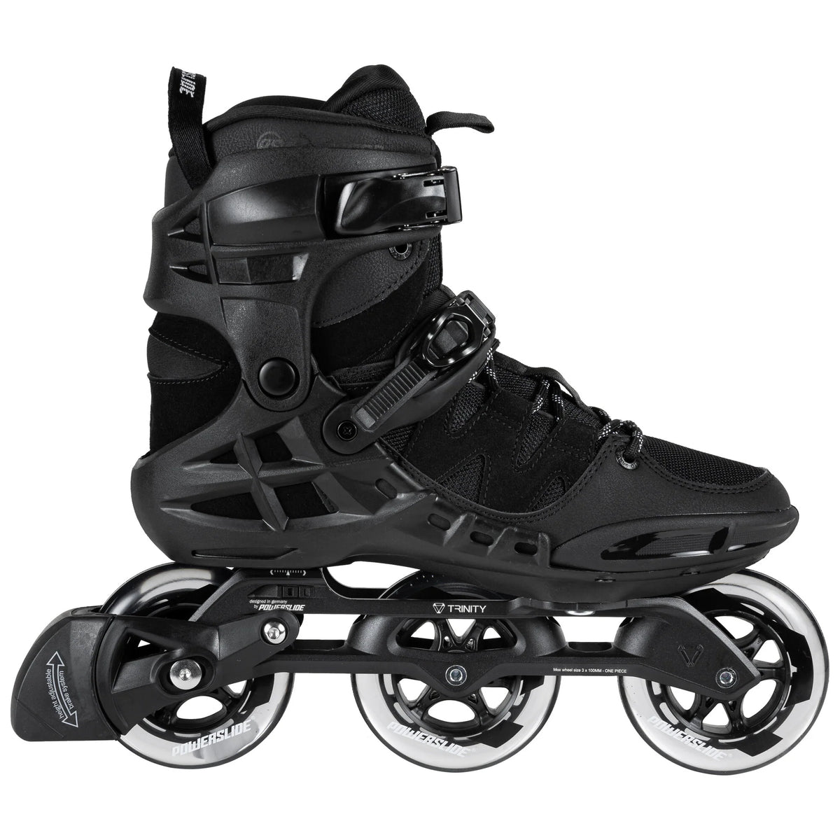 SKA940667 POWERSLIDE Phuzion Argon Black 100 | Trinity X | Fitness Inlineskates Fitness Inline Skating Rollerblading Freizeitskates Freizeit Skating Inlinerfahren Inliner laufen Skating Rollerblades Inline Skateschule und Skateshop SkaMiDan Weil am Rhein Deutschland Germany