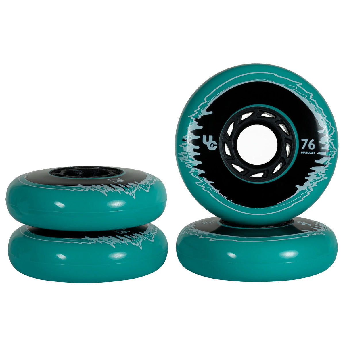 SKA406204 UNDERCOVER Cosmic Interference 76mm 86A Arctic Blue Aggressive Inline Rollen Rollerblading Stunt Skating Stuntrollen Trick Skating Inline Skating Aggressive Inline Skating Grinding grinden Skateschule und Skateshop SkaMiDan Weil am Rhein