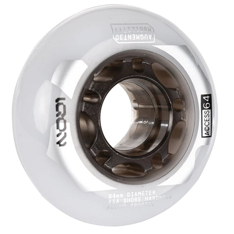 IQON Access 64 Natural | 64mm 85A | Milky White | 4-Pack | Aggressive Inline Rollen Urban Inline Rollen Offroad Inlineskates Trinity X Offroad Inline Skating Off-road inline skates offroad inliner SUV skates SUV Rollerblades SUV Inlnineskates SUV Air Wheels Air Rims Air Tire Off-Road Skating SUV Skating Off road inline skating off road blading Urban Inlineskate Fitness Inlineskates Inlineskates Sport Inline Skates Rollerblades Urban Inline Skating Urban Inline Skating Freeskates Trainng Skates Strecken Skat