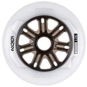 SKA30625 IQON Access 125 Natural Wheels | 125mm 85A | Milky White | 3-Pack | Urban Inline Rollen Urban & Freestyle Inline Rollen Aggressive Inline Rollen | 4-Pack | Aggressive Inline Rollen Aggressive Inline Rollen Inline Rollen Urban Inline Rollen Edition Urban Inline Rollen Aggressive Inline Rollen Urban Inline Rollen Fitness Inline Rollen für Inliner Stuntrollen Rollerblades Rollerblading Aggressive Inline Skating Aggressive Inline Skating Rollerblading Blading Inline Skating Inliner Skateschule und Skat