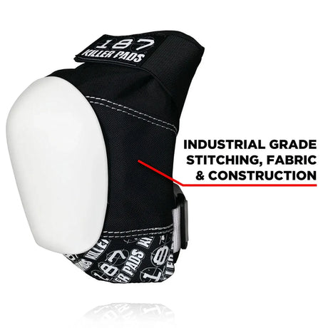 SKA187-PKN-0002/M 187 KILLER PADS Pro Knee Black & White – Knieschützer | Pro Knieschoner | Schützer Für das Fitness Inline Skating | Fitness Skating Protektors | Schoner für Inline Skater | Protektion for Inline Skater | Knee Pads | Knieschützer | Knieschoner | Elbow Pads | Ellenbogen Protektoren | Lörrach Freiburg Basel Inliner Skateschule und Skateshop Weil am Rhein SkaMiDan Deutschland Germany
