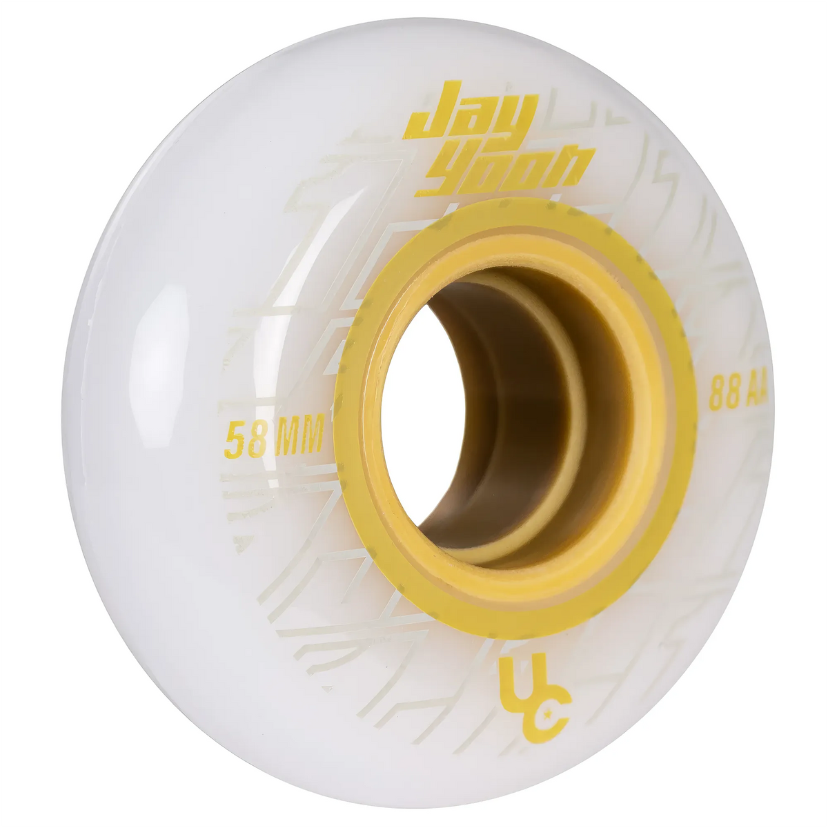 SKA406366 UNDERCOVER Jay Yoon Pro Wheels – 58mm 92A & 88A – Weiß-Gold | Undercover Rollen | Aggressive Inline Rollen Aggressive Wheels Inline Rollen Aggressive Inline Rollen Stuntrollen Rollerblades Rollerblading Aggressive Inline Skating Blading Inliner Skateschule Skateshop Weil am Rhein SkaMiDan Lörrach Freiburg Basel Deutschland Germany