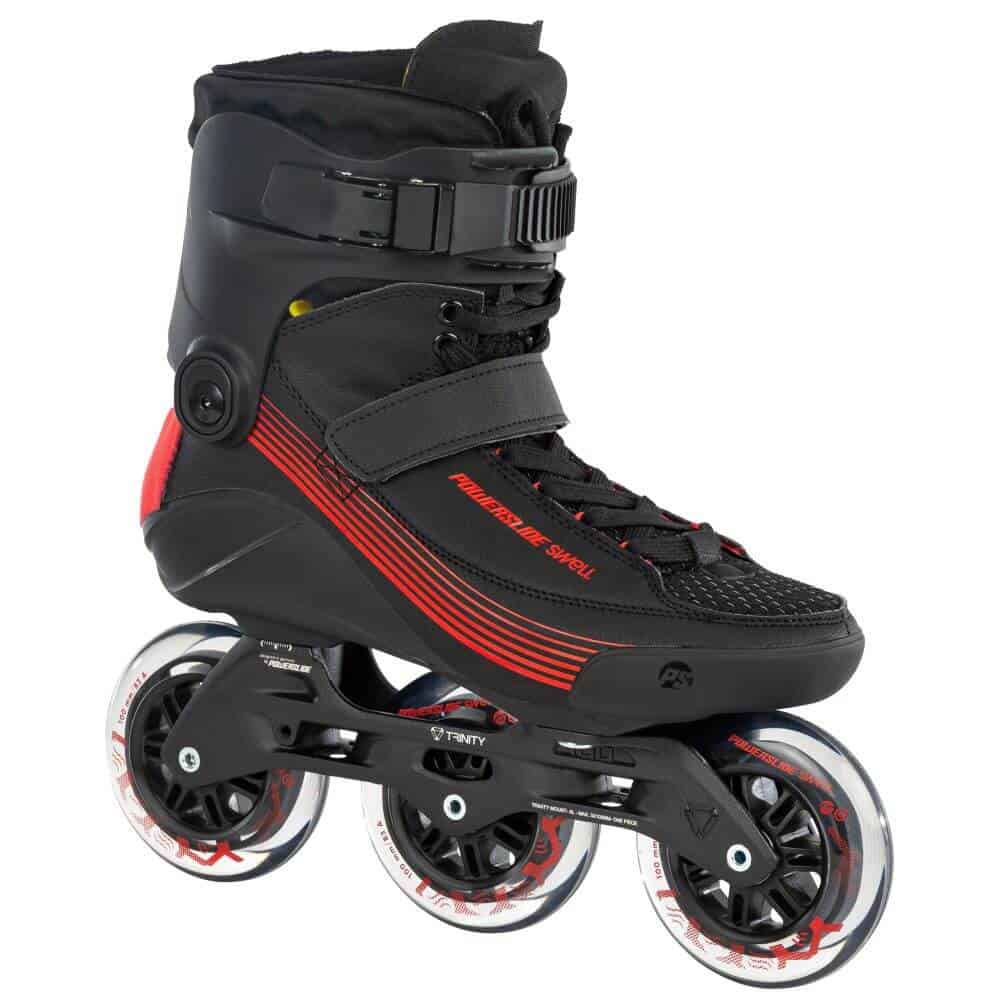 POWERSLIDE Swell Black 100 | 3D Adapt | Trinity Mounting | Fitness Inlineskates