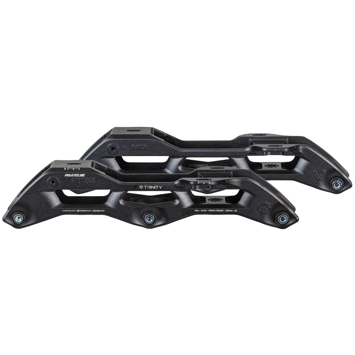 SKA520079/270 POWERSLIDE Elite Cast Syncro AL – 270mm 3x110 – Schwarz | Trinity Mounting | Fitness & Urban Inline Skating | Urban Inline Skating Frames Rahmen für inline Skates Frames for inline Skating Urban Inline Skating Frames Inliner Rahmen für das urbane Gelände Lörrach Freiburg Basel Inliner Skateschule und Skateshop Weil am Rhein SkaMiDan Deutschland Germany
