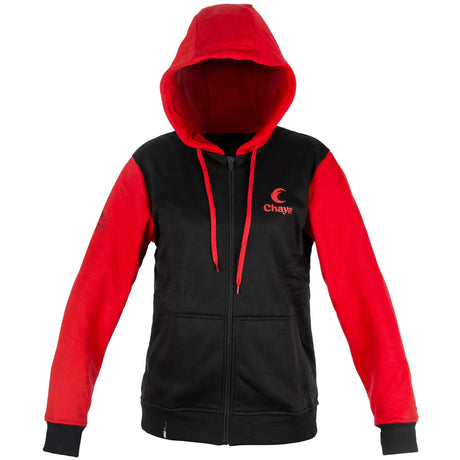SKA810762 CHAYA Logo Zip Hoodie | Black & Red | Unisex | Clothing Pants Skate Pants Inliner Pants Skating Pants Shorts Pants Protectors Protective Robust Pants Rockin Frames Rockin' Frames Rockin' Rocking Frames Rocking Wizard Skating Inline Wizard Mushroom Rollerblading Wizard Blading Wizzard Skating Wizard Frames Wizard  Wizard Wizzard Frames Wizzard  Wizzard Mushroom Frames Mushroom Mushwroom Inliner Sport Skates Sport Inliner Rollerblades Rollerblading Lörrach Freiburg Basel Inliner Skate school Skating