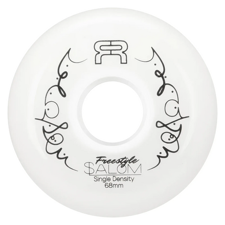 SKAFRWL-FS68-WH-WH/4-Pack FR SKATES FR Freestyle Slalom Wheels – 68 mm 85 A | Single Density | Inline Freestyle Slalom Rollen Inline Skating Rollerblading Inlineskaterollen Skating Wheels for Rollerblader  Rollen für Inlineskater Lörrach Freiburg Basel Inliner Richtige Größe right Size for Rollerblades Langhaltende Inlineskaterollen Longlasting Wheels for Rollerblading Skateschule und Skateshop Weil am Rhein SkaMiDan Deutschland Germany
