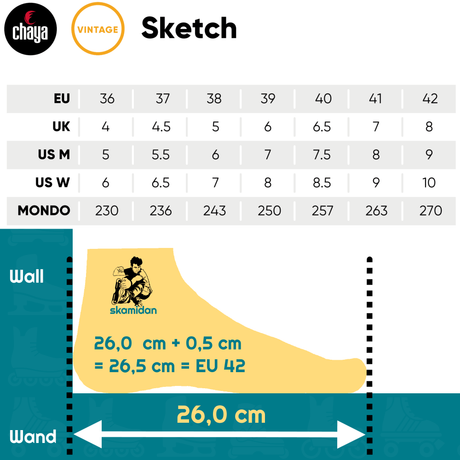 810673 CHAYA Sketch Vintage Roller Skates Roller Skates Lifestyle Roller Skates Rollschuhe Park Tanz Rollschuhe Barbie Park Quad Skates Roller Skates Lifestyle Rollschuhe Skatepark Rollschuhe Chaya Quad Skates Aggressive Quad Skates Rollschuhe Stunt Rollschuhe Rollkunstlauf Rollschuhe Rollerskates Schwarze Rollschuhe Lifestyle Rollschuhe Roller Skating Quad Skating Skateschule und Skateshop Weil am Rhein SkaMiDan Lörrach Freiburg Basel Deutschland Germany