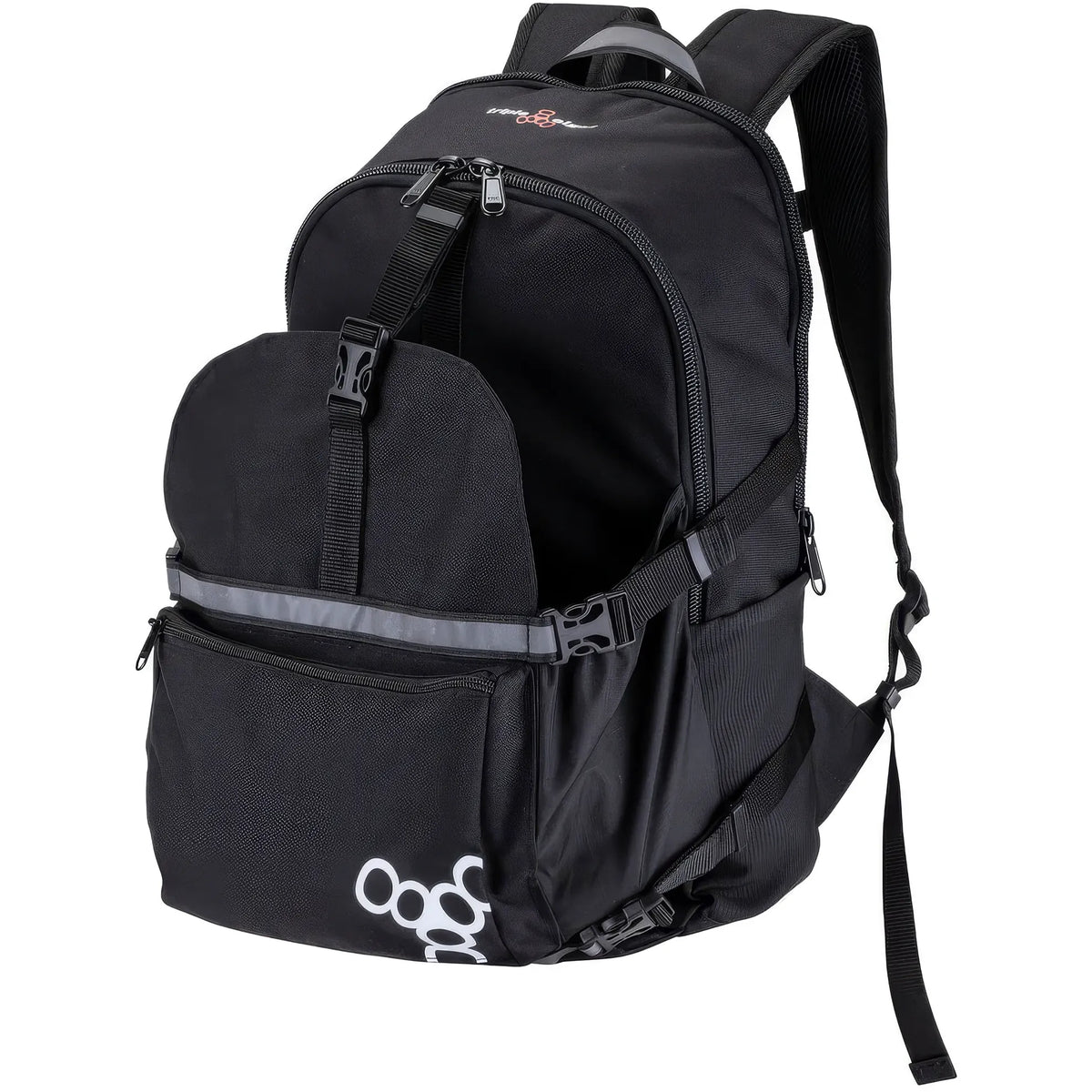 TRIPLE EIGHT Quad25 Backpack | Funktionaler Roller Skating Rucksack mit Halterungen für Rollschuhe quad skates tasche rollerskates Rollschuhtasche artistic skates kunstlauf dance tanz skamidan weil am rhein deutschland lörrach freiburg basel skamidan skateshop