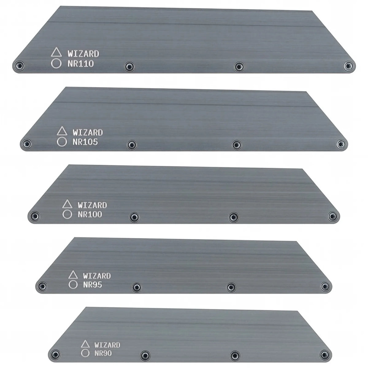 WIZARD NR Silver Frames – Wizard Inline Frames | Natural Rocker | UFS Mounting | Wizard Inline Skating