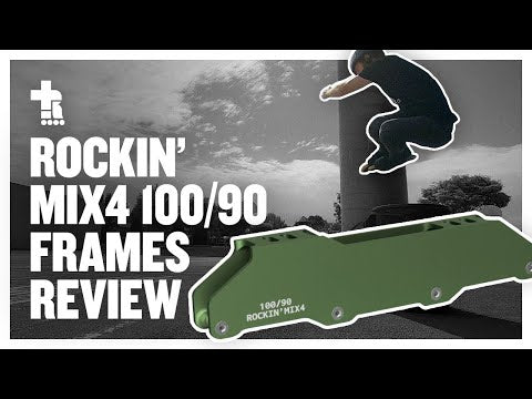 SKArockin410090/165 ROCKIN’ MIX4 100/90 | 2x100 + 2x90 | 283mm | 165mm Dual Point Mounting | 1-Paar | Inline Wizard Skating | Rockin Frames
