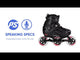 SKA940642 POWERSLIDE Khaan Junior Pro Black Kinder Inlineskates | Größenverstellbar SGD Stopper SQD Pad für Kinder Inlineskates Kinder Inliner Kids Skates Rollerblades Inlineskates für Kinder Junior Skates Verstellbare Skates Größenverstlelbare Inlineskates für Kinder Kinder Inliner Kids Inliner Kids Rollerblades Urban Inline Skating Urban Inline Skating Freeskates City Skates Fitness Inliner Sport Skates Sport Inliner Rollerblades Rollerblading Lörrach Freiburg Basel Inliner Skateschule und Skateshop Weil 