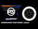 UNDERCOVER Blank Team Wheels 125mm 88A | White | Urban Inline Rollen