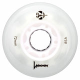 Luminous LED Wheels 72mm 85A | Luminous LED Rollen für Inlineskates in verschiedenen Farben | 4-Pack | Leuchtrollen | Fitness & Urban Inline Rollen